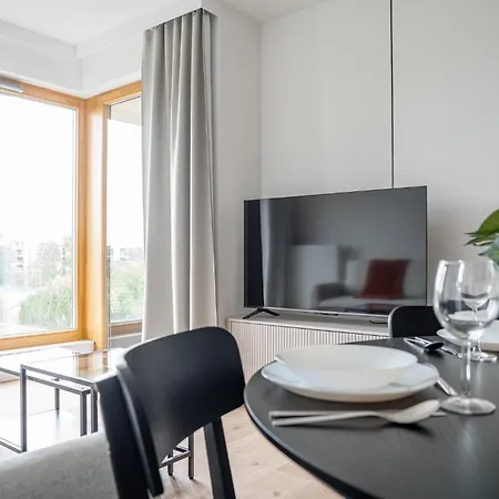Apartman Portowa M2- Vistula River Nearby, Parking, Balcony Krakkó